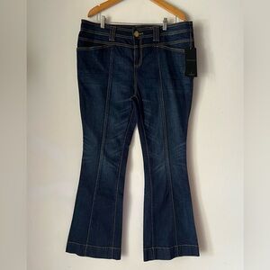 Vtg Baby Phat Jeans Sz 18 Seductive Flare Stretch NWT Y2K Boho